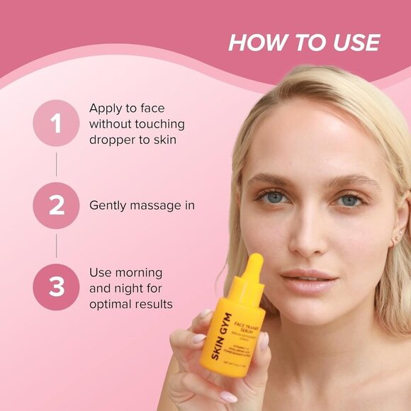 NEW Skin Gym Face Trainer Serum with Vitamin C Hyaluronic Acid New - Picture 9 of 10